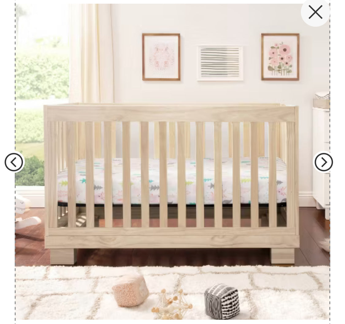 Babyletto Modo 3-in-1 Convertible Crib with Toddler Rail - MAGICDISCOUNTS