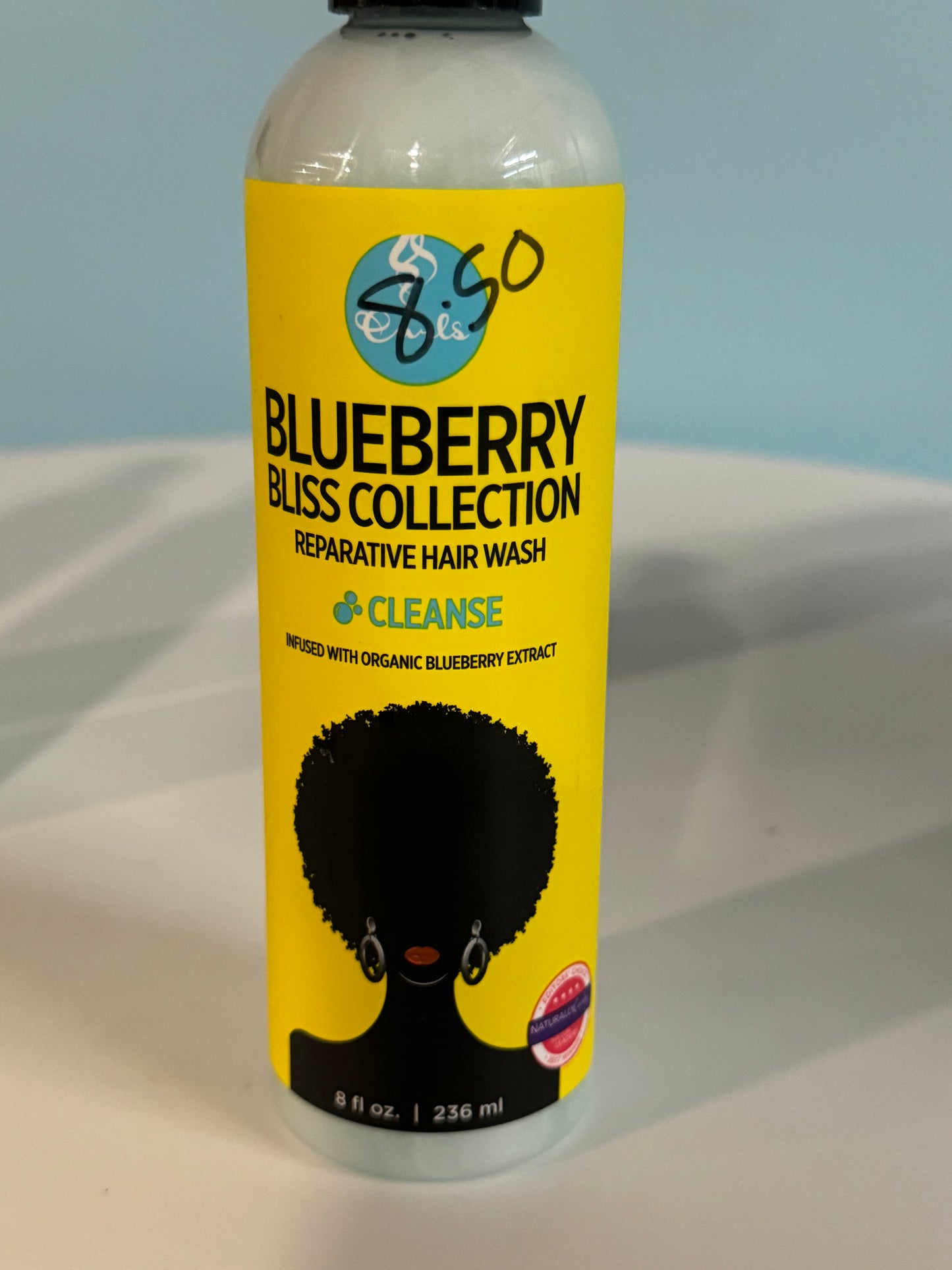 Curls Blueberry Bliss Collection Reparative Hair Wash Cleanse 8 Fl Oz