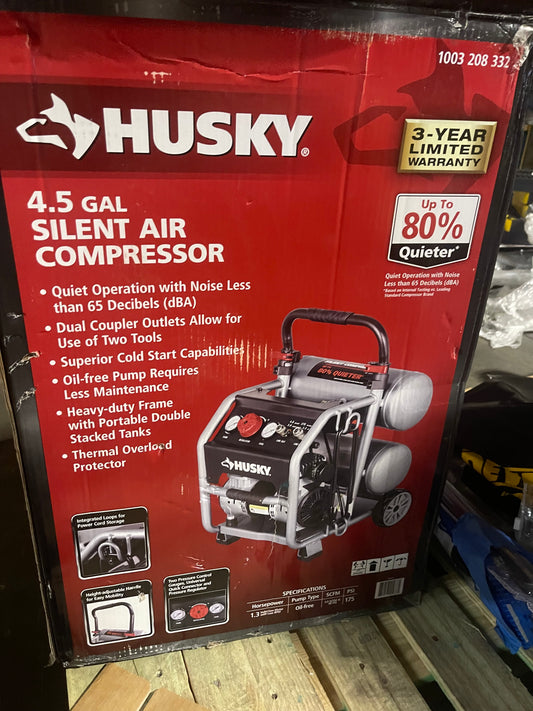 4.5 Gal. 175 PSI Portable Electric Quiet Air Compressor