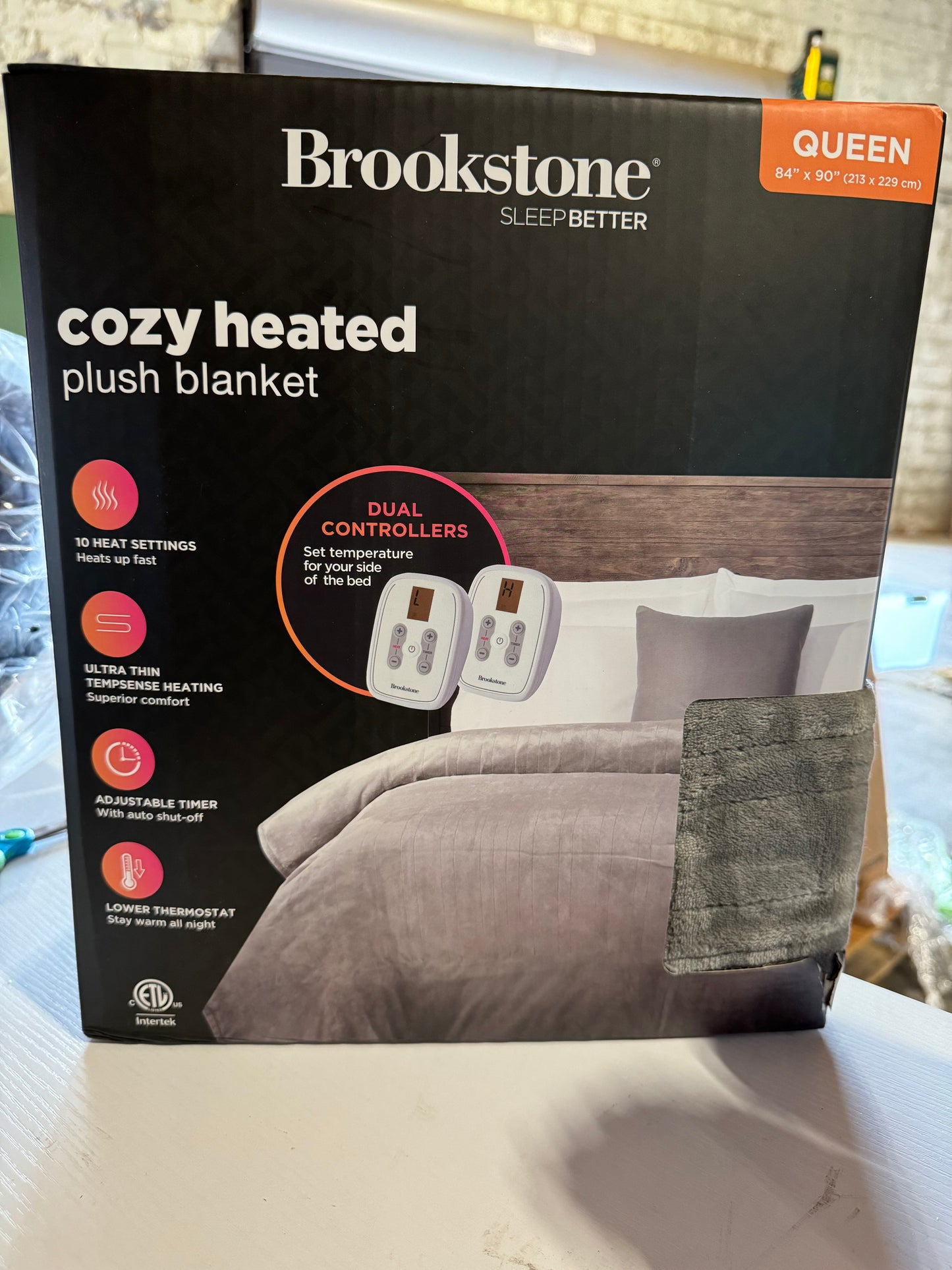 Heated Blanket - Brookstone