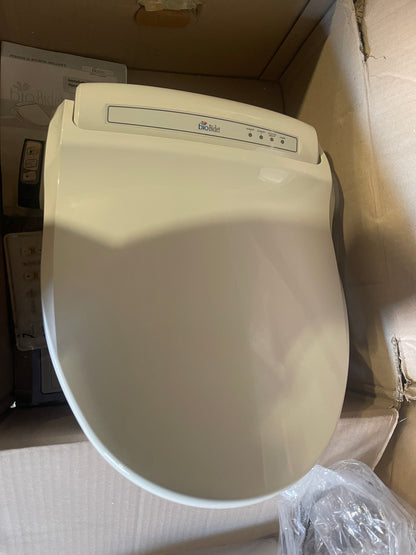 Bio Bidet BB1000 Electric Bidet Toilet Seat, Warm Water with Air Dryer, Heated Seat with Slow Close Lid, Remote Control, Elongated White