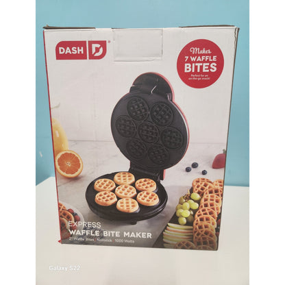 Dash waffle maker, Waffle bite maker, red color