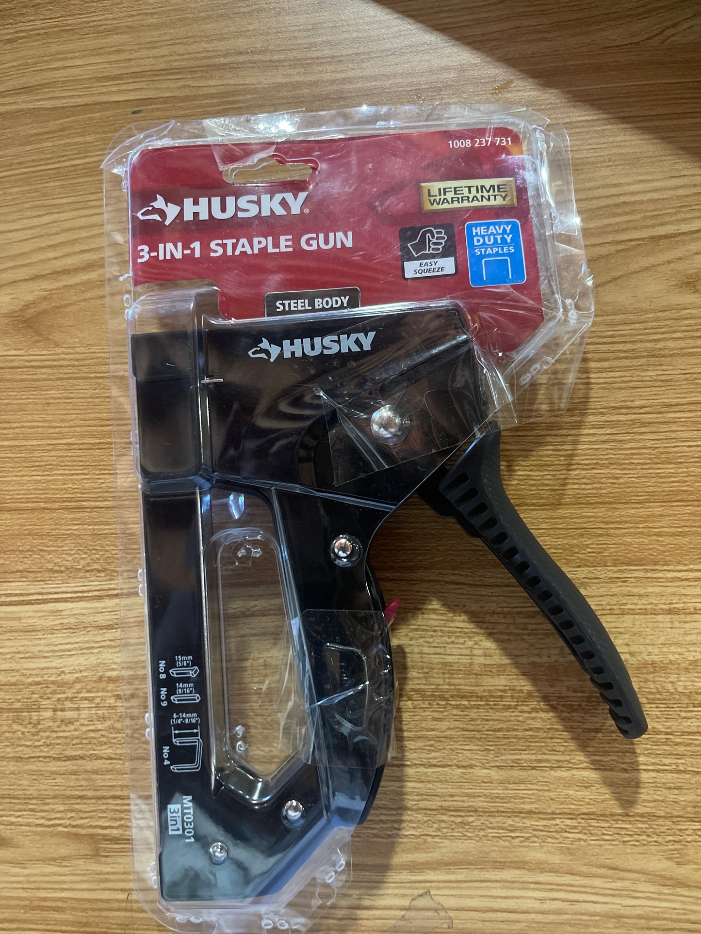 Husky
Metal Staple Gun (1-Piece)