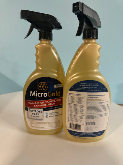 MicroGold Multi-Action Disinfectant Antimicrobial Spray 24 oz