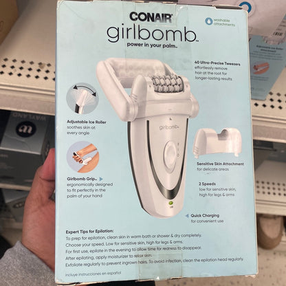 Conair GIRLBOMB Rechargeable Epilator - GBE20