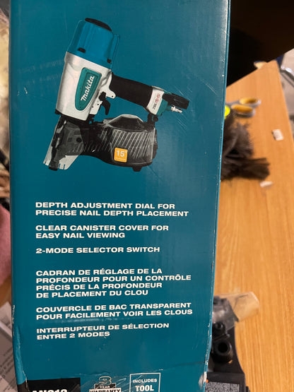 Makita 2-1/2in Pneumatic Roofing/Siding Coil Nailer