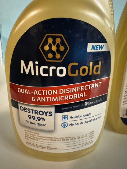 MicroGold Multi-Action Disinfectant Antimicrobial Spray 24 oz