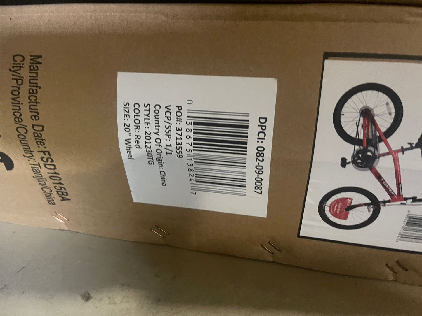 NEW IN BOX - 20" Pacific Cycle Igniter Bike - Red