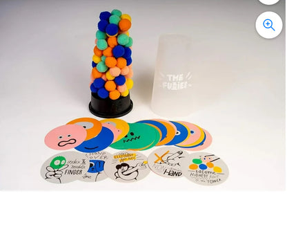 The Fuzzies Tower Game by CMYK Warning Tower Highly Unstable