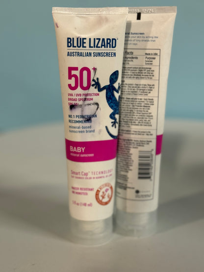 Blue Lizard Mineral Based Baby Sunscreen Lotion SPF 50+ 5 fl oz