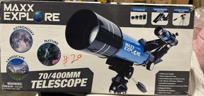 NEW* Maxx Explore 70/400mm Telescope Set