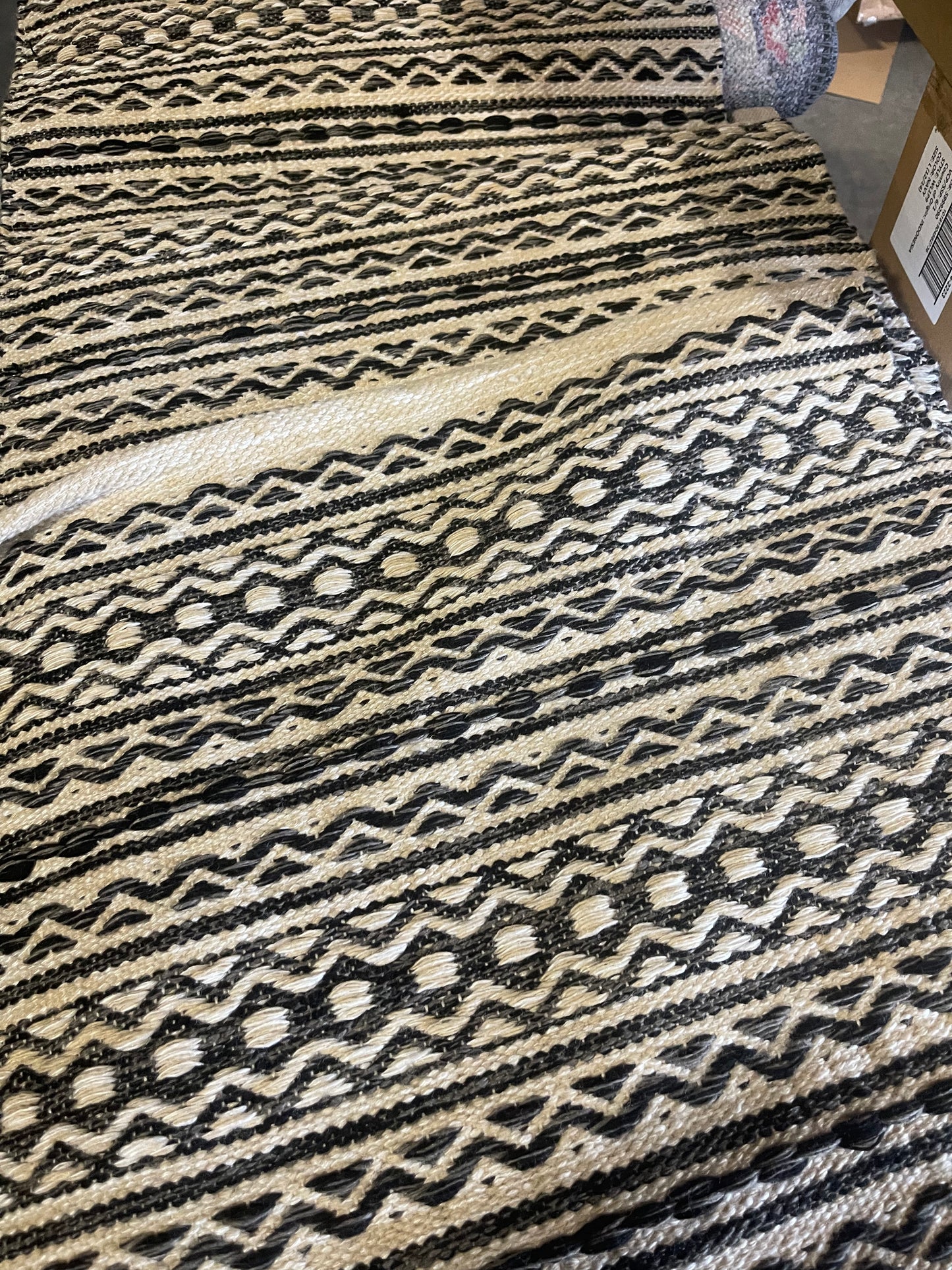 Norwalk Stripe Rug Black/White - Threshold™