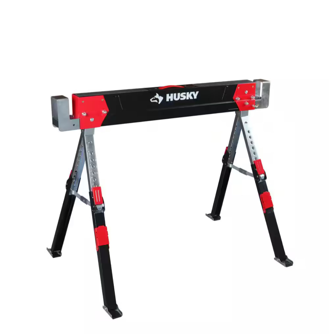 25.5 in. x 42.5 W/25.5 in. to 32.5 in. H Adjustable Saw Horse and Jobsite Table with 1300 lbs. Capacity - 1 Each