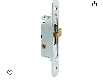 Prime-Line E 2164 Mortise Lock, 4-5/8 In. Steel, 45 Degree