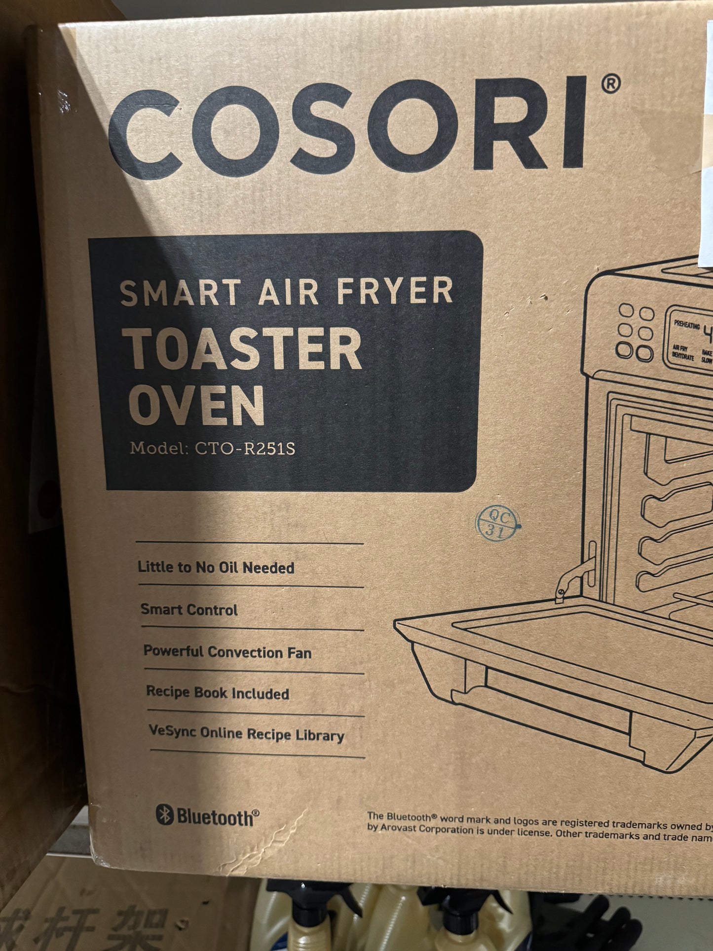 Cosori - smart air fryer toaster oven