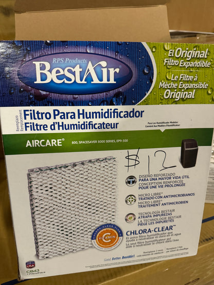 Best air replacement humidifier filter 800, space saver 8000 series, ep9-500