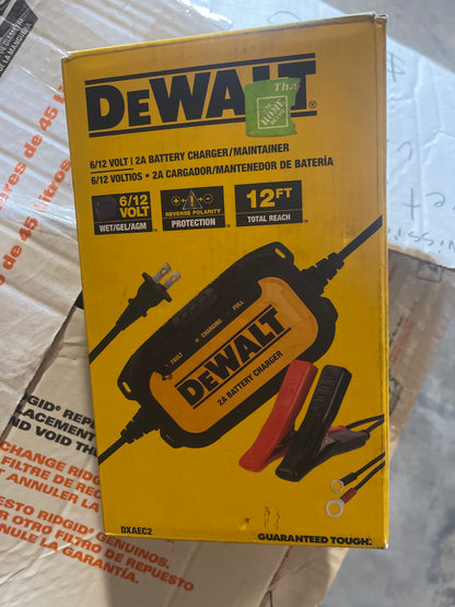 DEWALT DXAEC2 DXAEC2 Professional 2-Amp Automotive Battery Charger and Maintainer