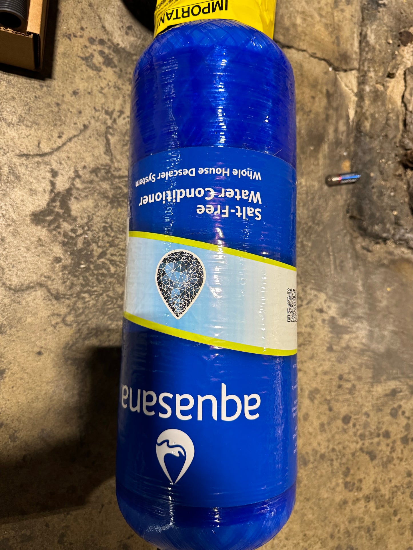 Aquasana Rhino Salt-Free Conditioner Replacement Tank - 57" Tall - Water Softener Alternative - No Salt Descaler - 1,000,000 Gallons