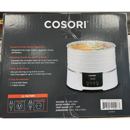 COSORI Food Dehydrator for Jerky, Fruit, Meat, Dog Treats, Herbs, Vegetable,