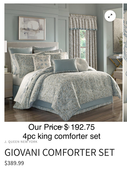 J Queen New York Giovani Spa Comforter Set, king