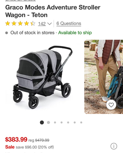 Modes™ Adventure Stroller Wagon