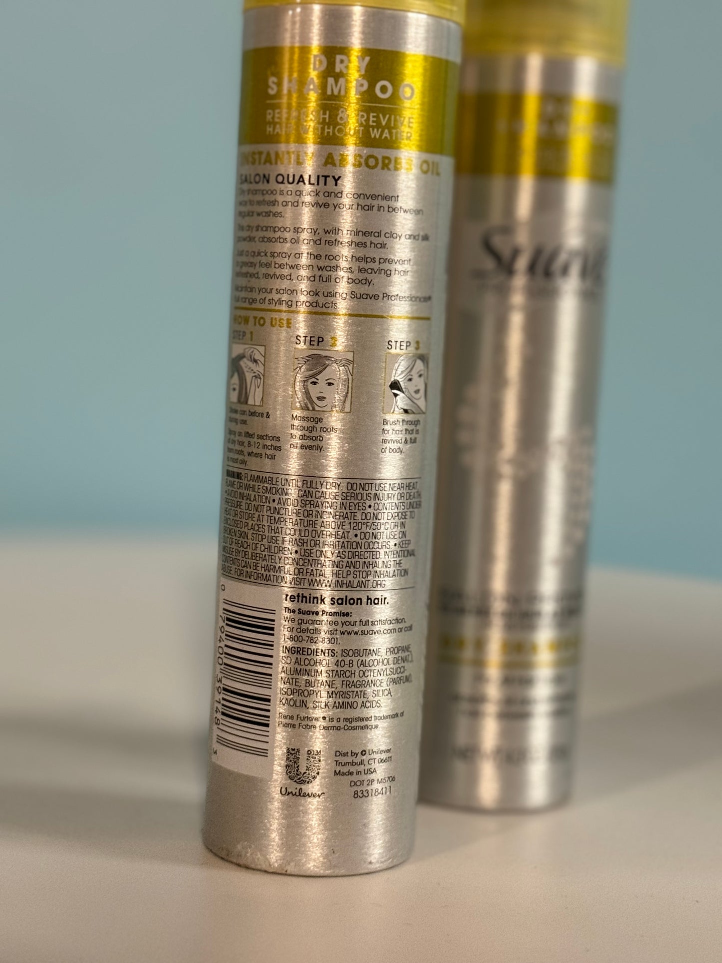 Suave Professionals Dry Shampoo Refresh and Revive 4.3 oz