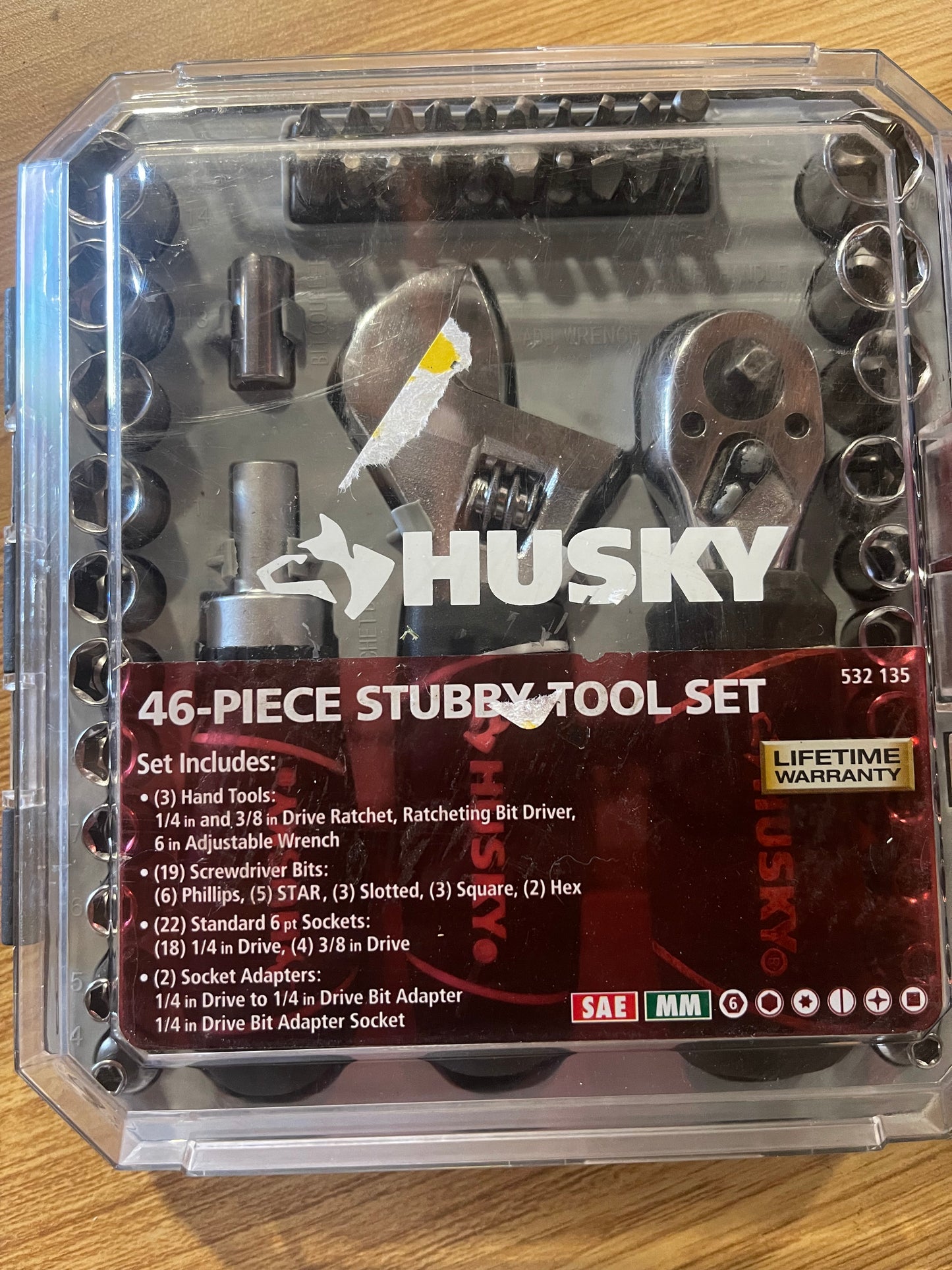 1/4 in. and 3/8 in. Stubby Ratchet and Socket Set (46-Piece)