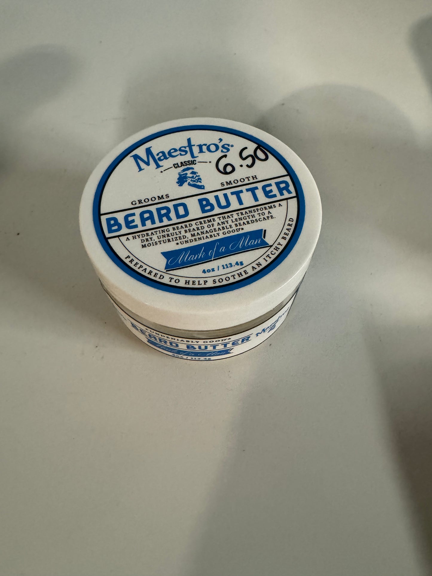 Maestro's Classic Beard Butter Mark of a Man Blend - 4.0oz