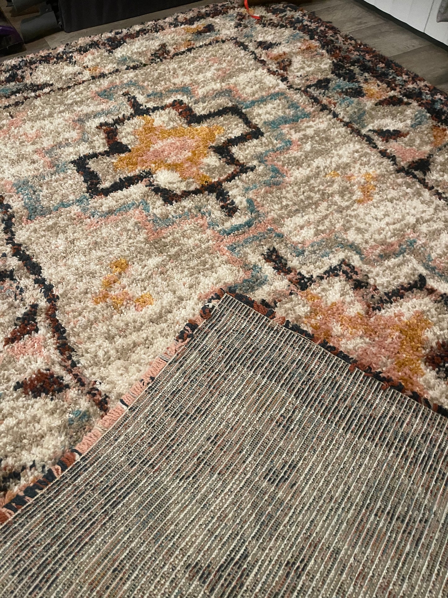 Indoor Geometric Shag Woven Rug - Opalhouse 5’x 7’