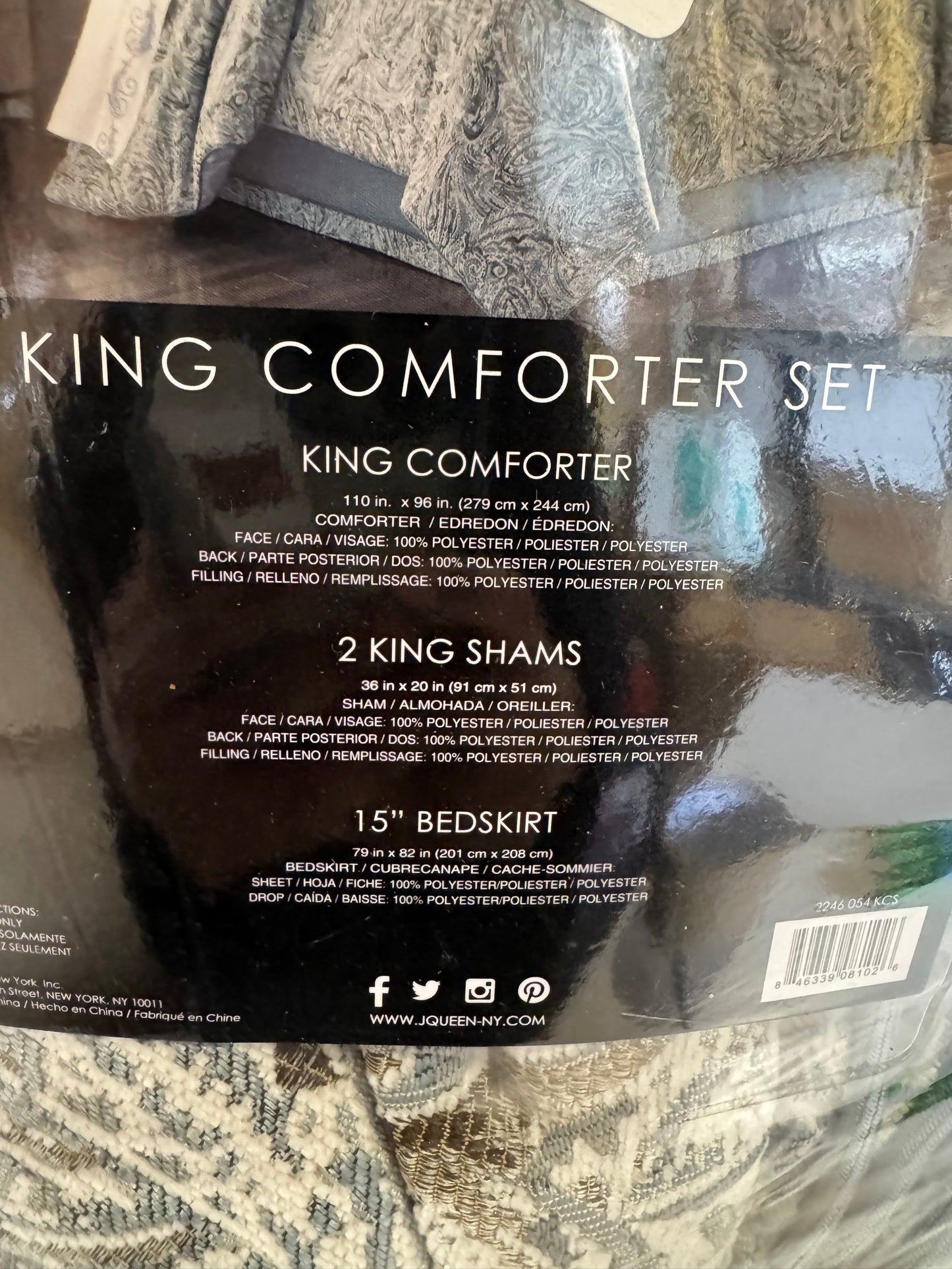 J Queen New York Giovani Spa Comforter Set, king