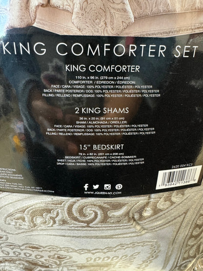 j. Queen - Trinity Champagne Comforter Set king