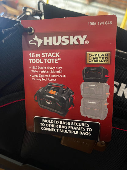 Husky
16 in. Stack Tool Tote