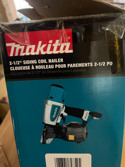 Makita 2-1/2in Pneumatic Roofing/Siding Coil Nailer