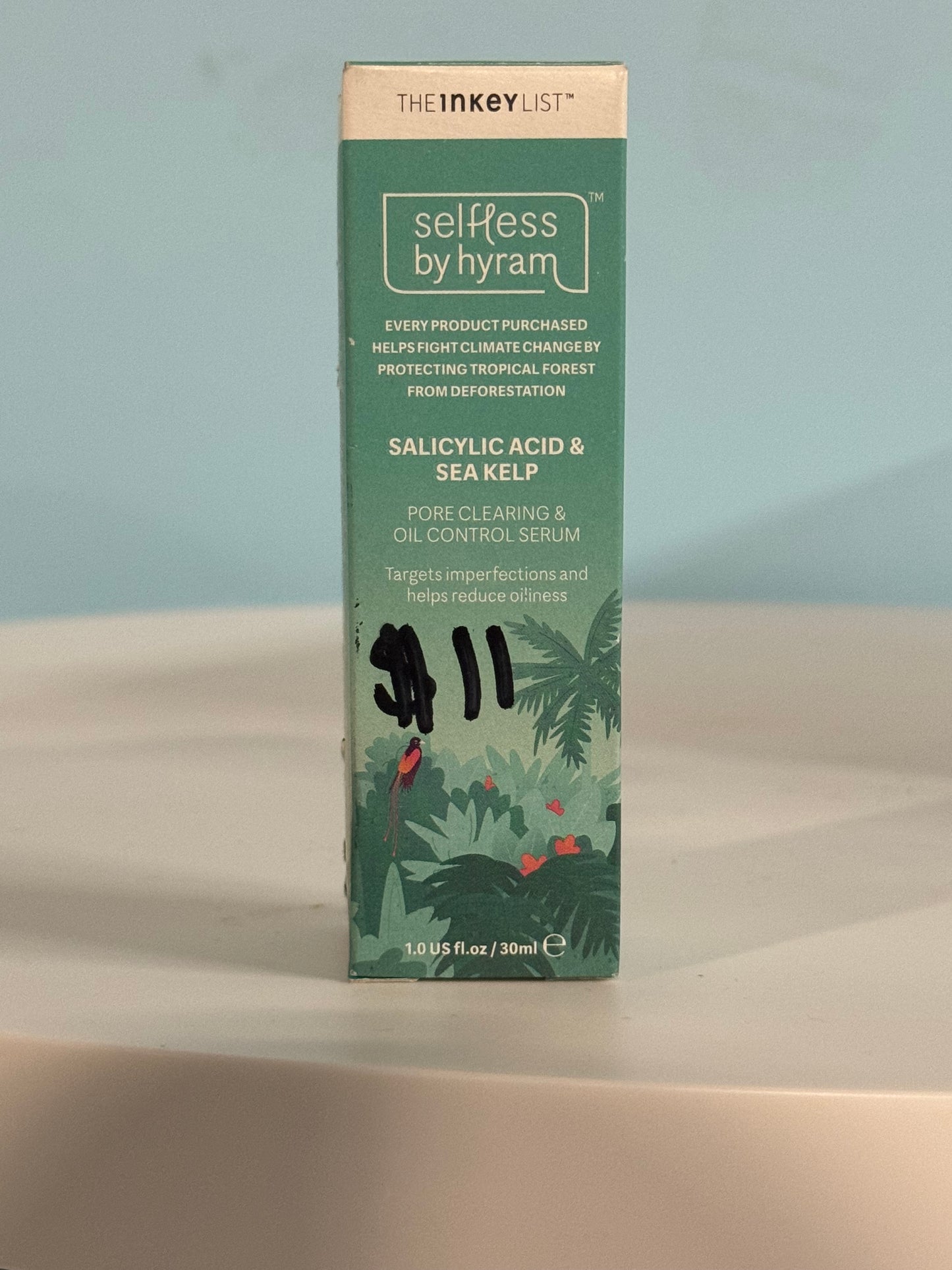 selfless by hyram Salicylic Acid and Sea Kelp Pore Clearing and Oil Control Face Serum - 1 fl oz