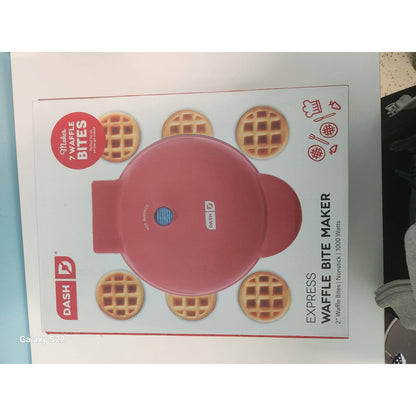 Dash waffle maker, Waffle bite maker, red color