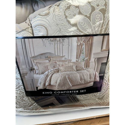 J. Queen - Trinity Champagne Comforter Set king