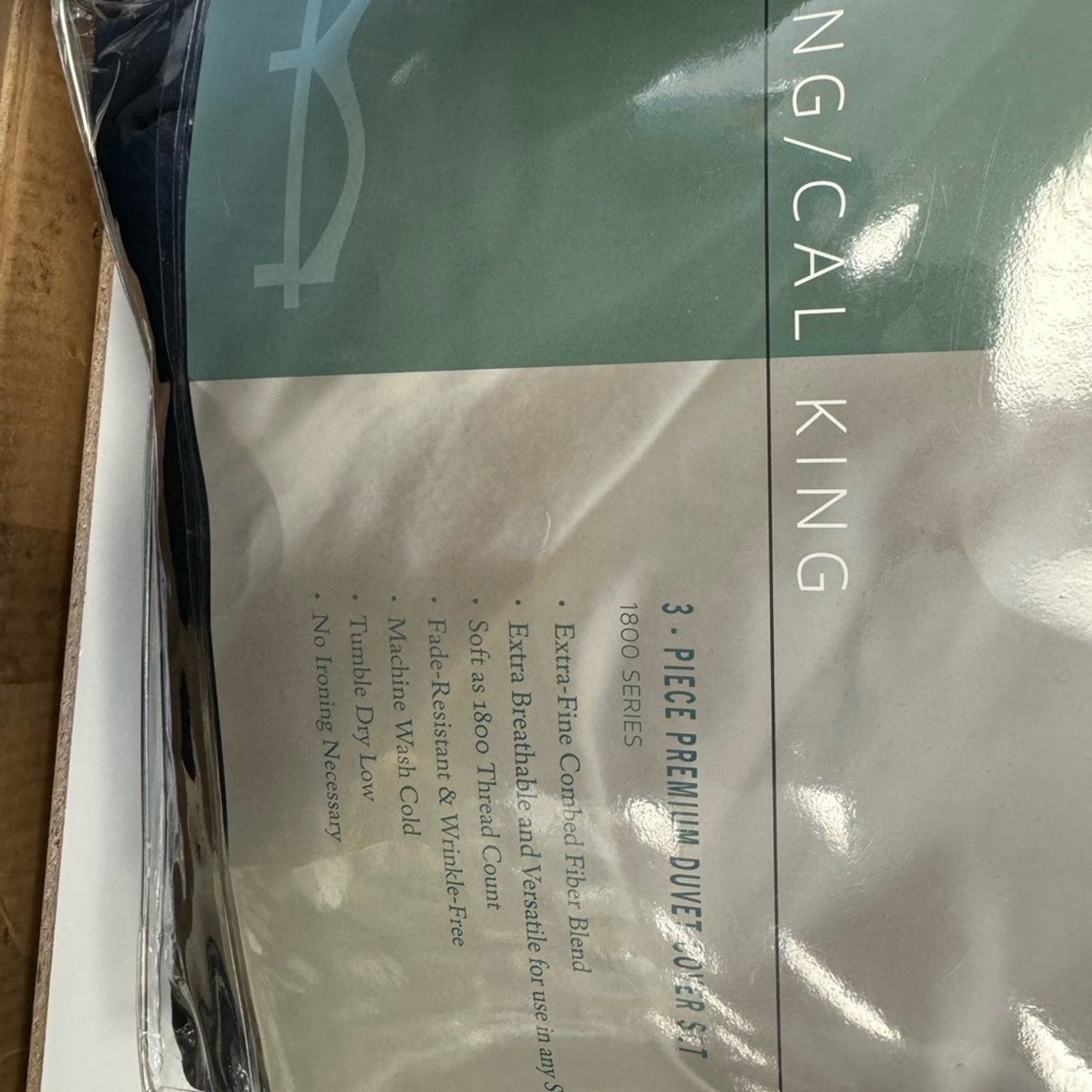 bluff city bedding 1800 series premium duvet cover set king/cal king