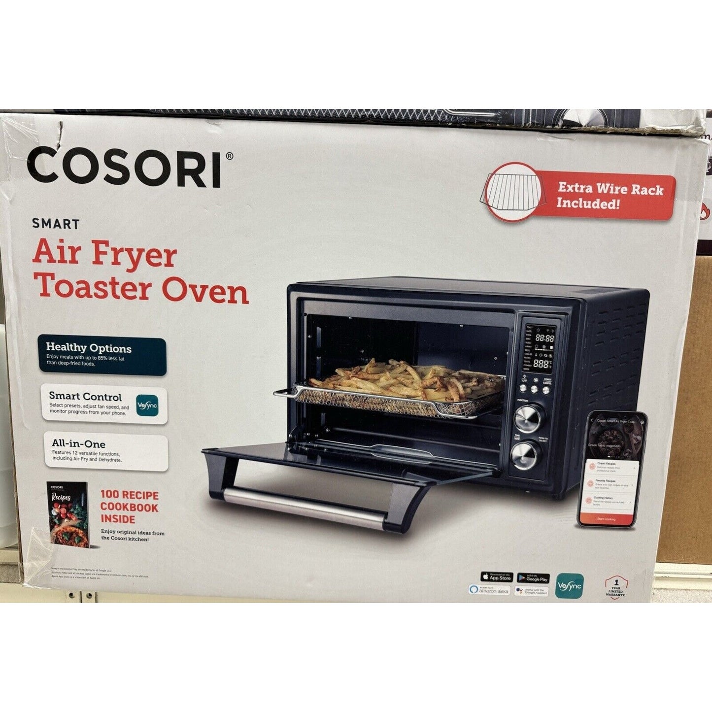 Cosori - Smart Air Fryer Toaster Oven CTO-R251S