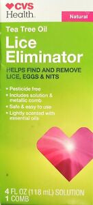 CVS Health Lice Eliminator Lice, Nits And Egg Removal Tea Tree Oil